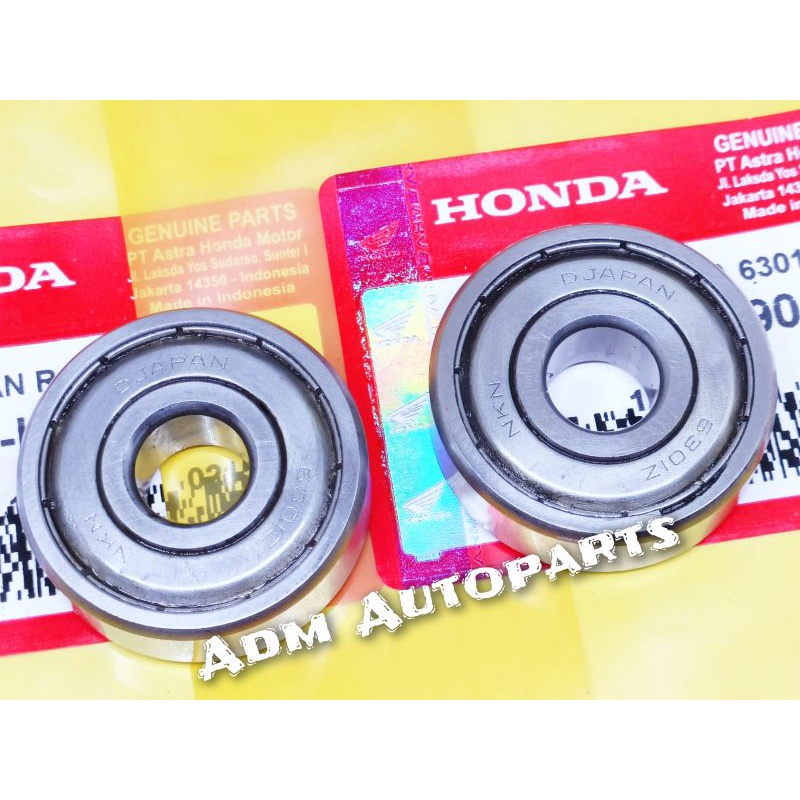 Bearing laher Roda depan set kanan kiri 6301zz 2PCS CB150R StreetFire OLD CBR150R K45 LOKAL CBR150R 