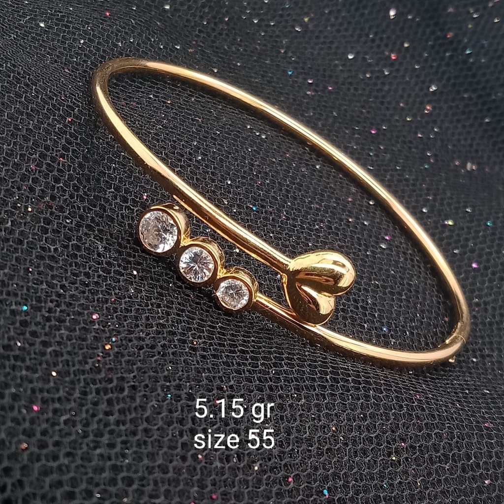 Gelang Emas 17K - 5.15 gr Kadar 750 - 632