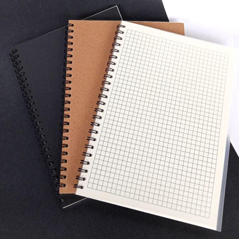 

[PROMO KCW84] NOTEBOOK/JURNAL BOOKPAPER GRID/KOTAK2#DOTTED/TITIK2 #BLANK/POLOS Model Terkini