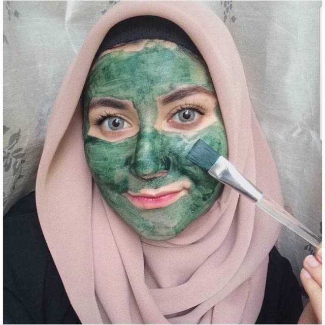 Masker Spirulina Ecer/Masker Spirulina Tiens/Spirulina/masker herbal/masker spirulina original/promo