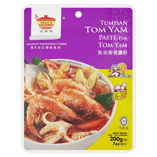 

Teans Gourmet Bumbu Tomyam/Bumbu Tomyum Tom Yam Paste 200gr