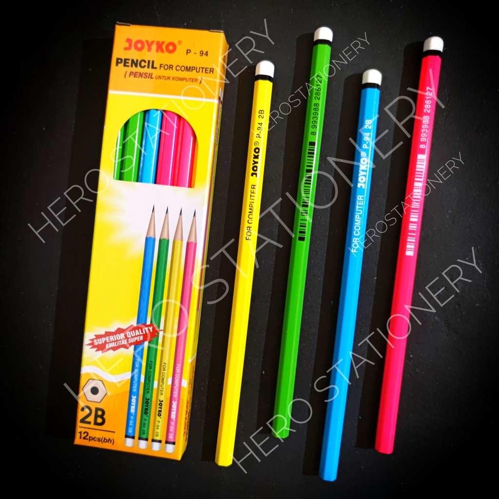 

Joyko pencil pensil 2B P-94 . 12 unit