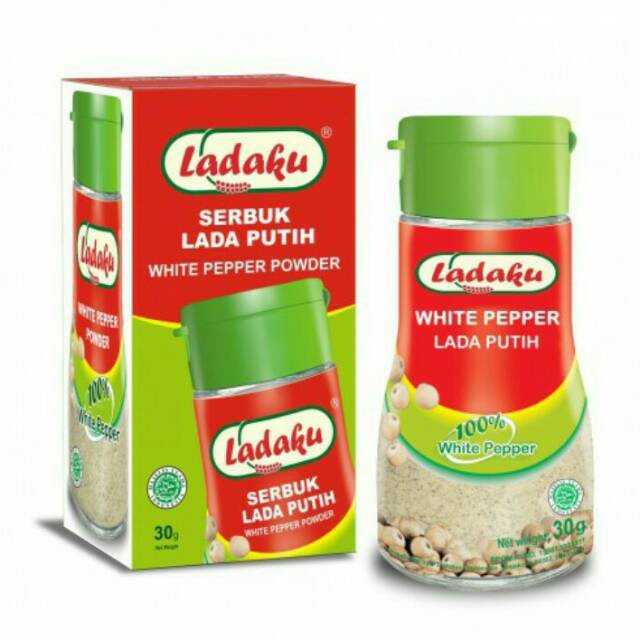 

LADAKU MERICA BUBUK PUTIH / WHITE PEPPER POWDER BOTOL 35GR