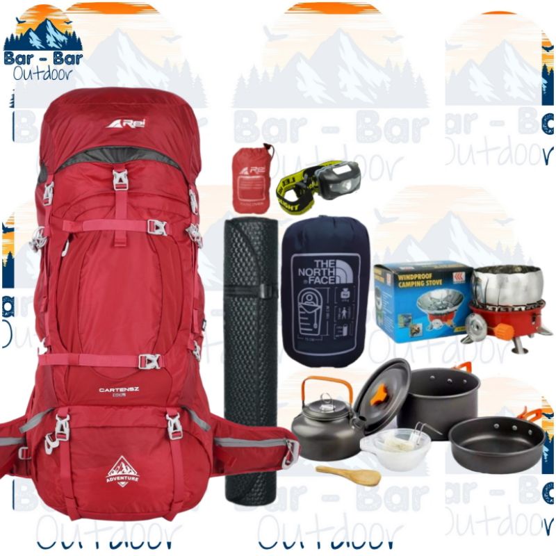 Paket Murah Tas Gunung Tas Outdoor Carrier Arei Rei Cartenz Premium 60L