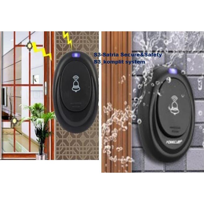 Cuci Gudang Bel Assalamualaikum  Wireless Waterproof