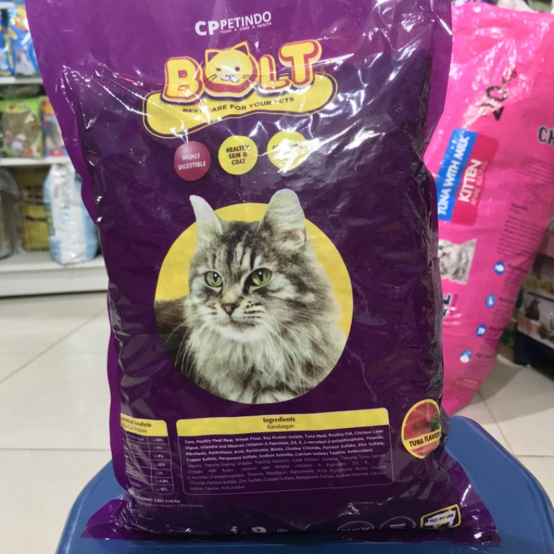 (5x) Bolt Ikan Cat Food 800g Makanan Kucing Dewasa - Grab/Gosend