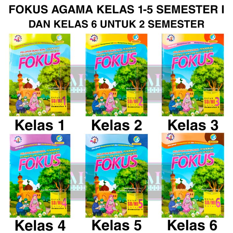 FOKUS AGAMA SEMESTER 1 KELAS 1, KELAS 2, KELAS 3, KELAS 4, KELAS 5, KELAS 6 ( UNTUK 2 SEMESTER )