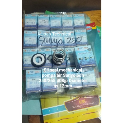 sil seal mechanical pompa air Sanyo pdh 250 408jp