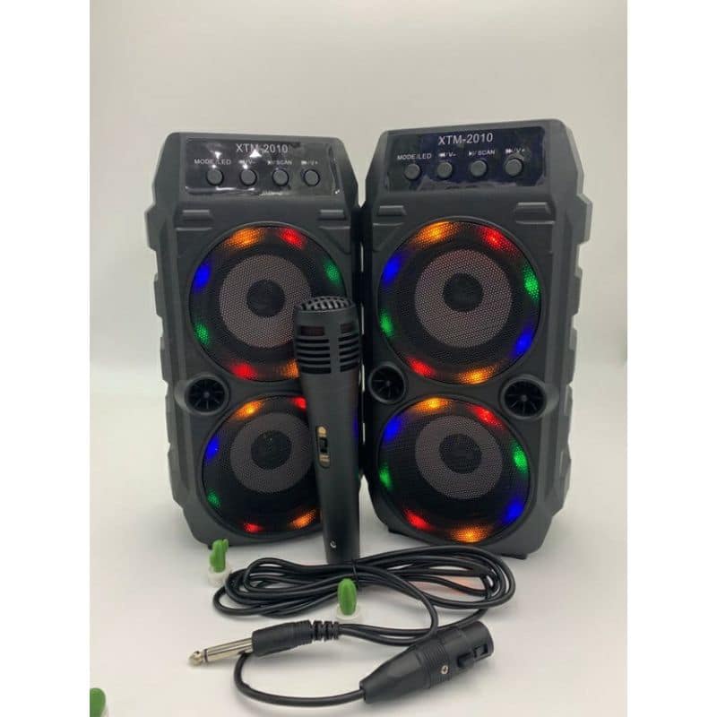 SPEAKER BLUETOOTH KARAOKE XTM 2010 FREE MIC