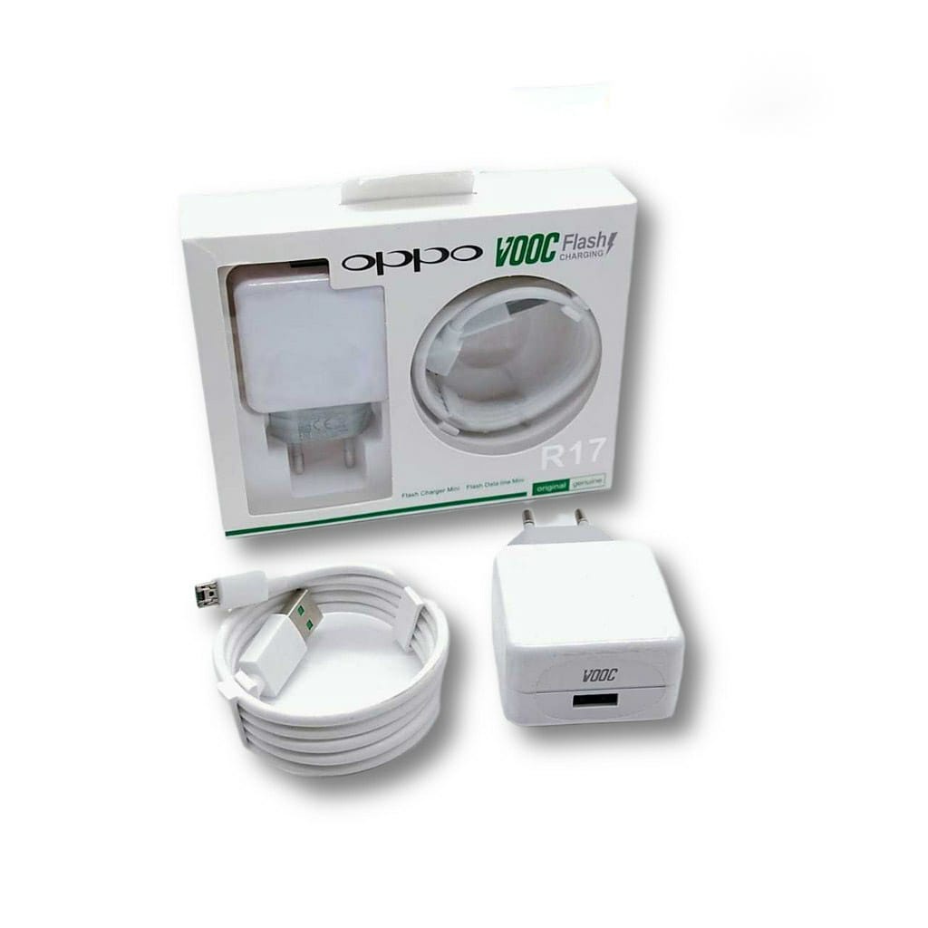 CHARGER OPPO SUPER VOOC R11 R15 REALME 3 R17 MICRO USB ORIGINAL 100%