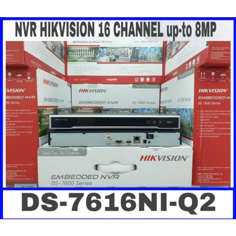 NVR HIKVISION 16 CHANNEL GARANSI RESMI 2 TAHUN