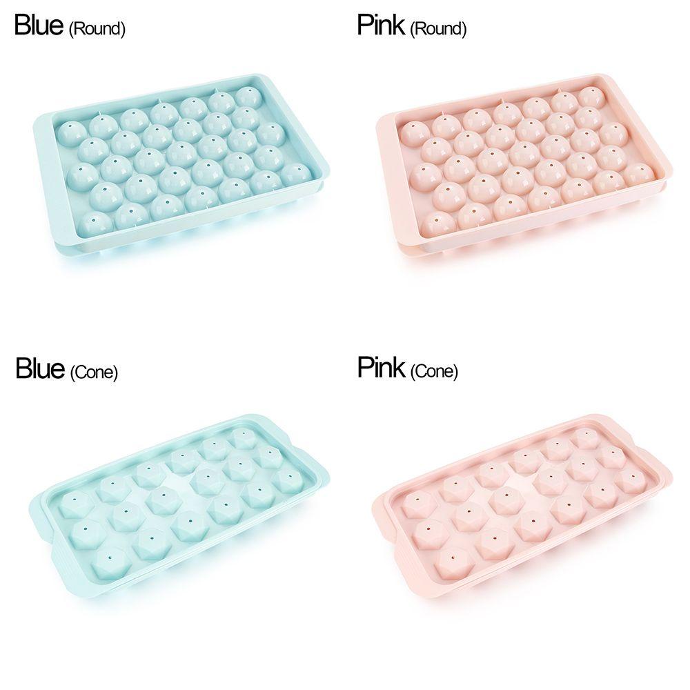 Solighter Ice Cube Tray Sphere Chilling Round Tray Membuat