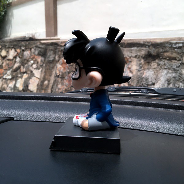 Boneka Figure Miniatur Pajangan Mobil Stand DETEKTIF CONAN Goyang Kepala Shacking Head Toy