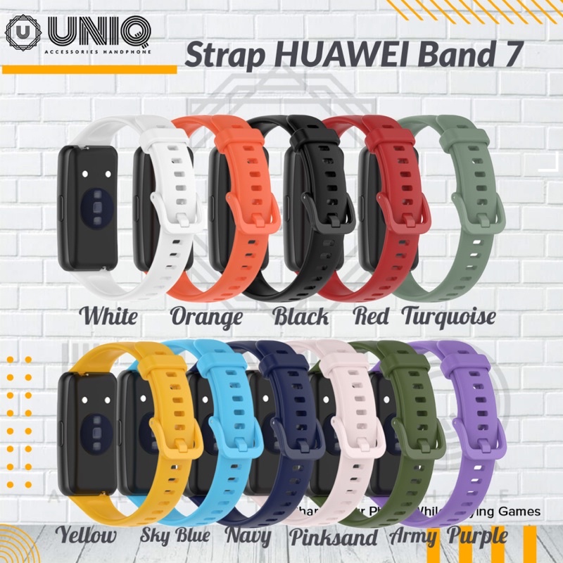 Strap Huawei Band 7 High Quality Tali Jam Tangan Smartwatch Huawei Band 7