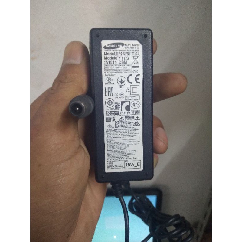 Charger televisi SAMSUNG 14V  Original Jarum