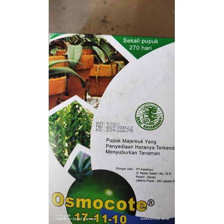 osmocote 17 11 10  500 gram