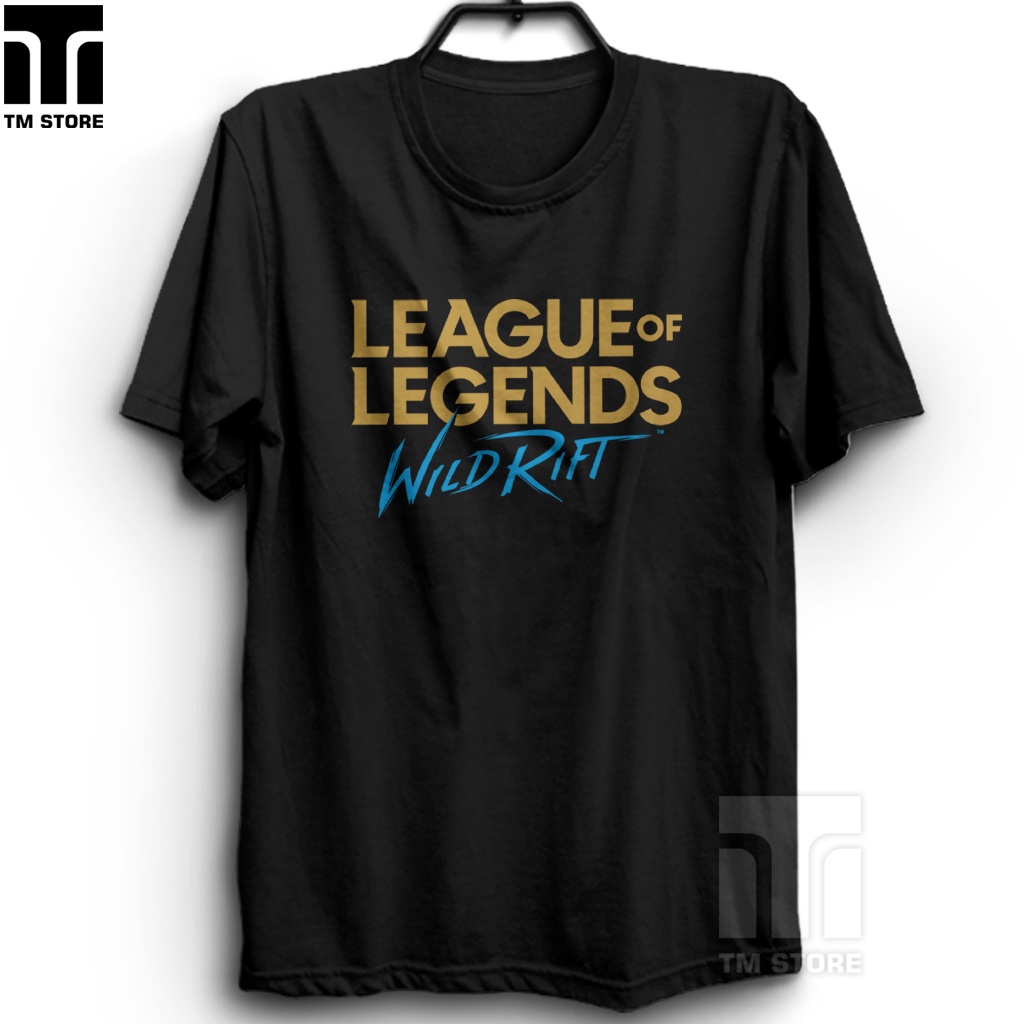 Kaos Game LOL League Of Legend wild rift Premium Cotton Combed 30s T-Shirt Distro Baju Kaos Murah TM
