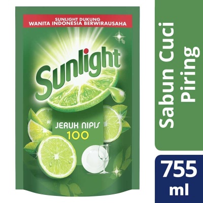 Sunlight Sabun Cuci Piring Jeruk Nipis 700/755 ml