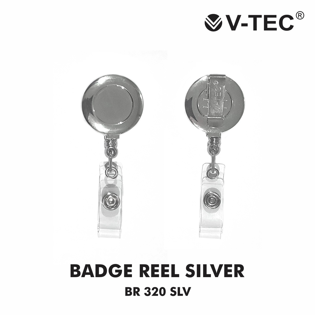 

Badge Reel Silver BR 320 SLV