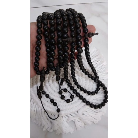 Tasbih kelor hitam asli tasbih kelor hitam tasbih galih kelor bkan gaharu nogosari secang galih asem CLW