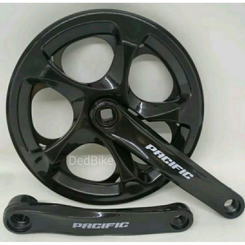 Crank Sepeda Pasific 52T Hitam