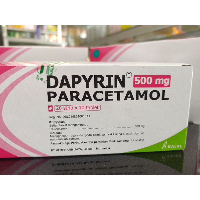 DAPYRIN 500 MG 1 BOX ISI 20 STRIP Dapirin