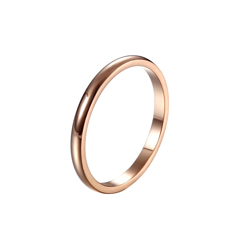 Cod Ring Titanium Steel 18k Anti Fade Korean Style For Men/Women/Couple