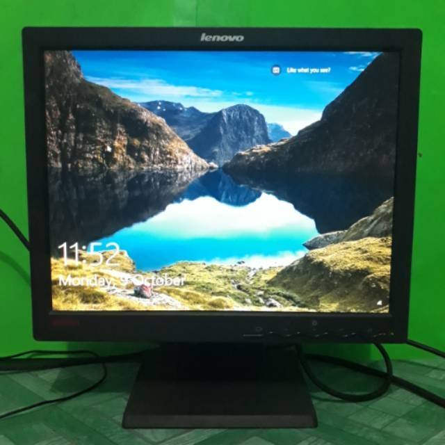 LCD Monitor Komputer Lenovo 15inch Square 9165