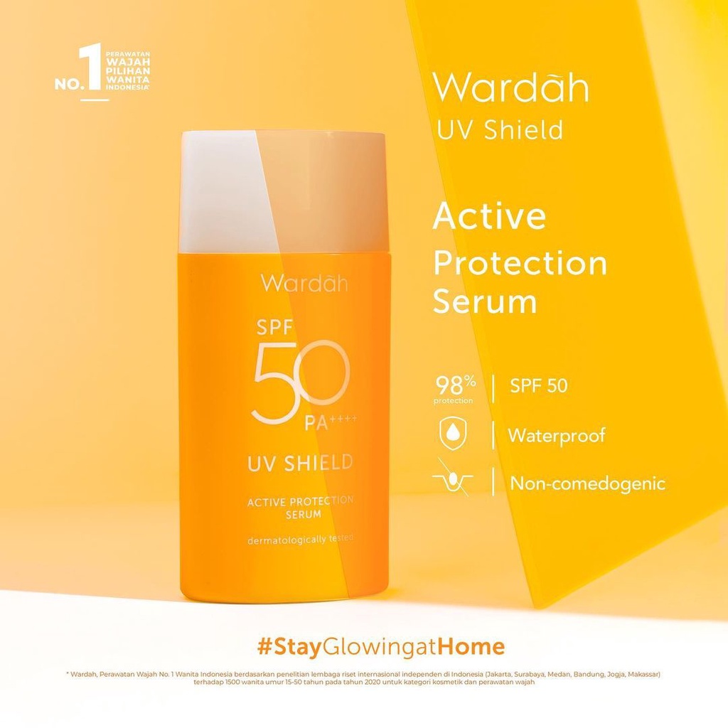 Wardah UV Shield Active Protection Serum SPF 50 35 ml / Wardah UV Shield