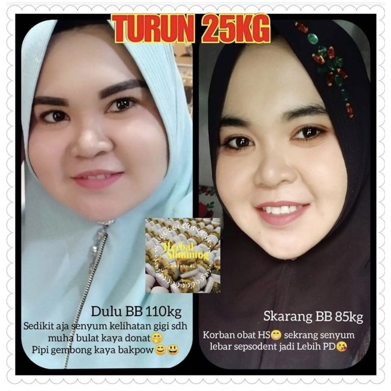 OBAT DIET HERBAL HS / LS SLIM ORIGINAL BPOM ( FREE TUMBLER )