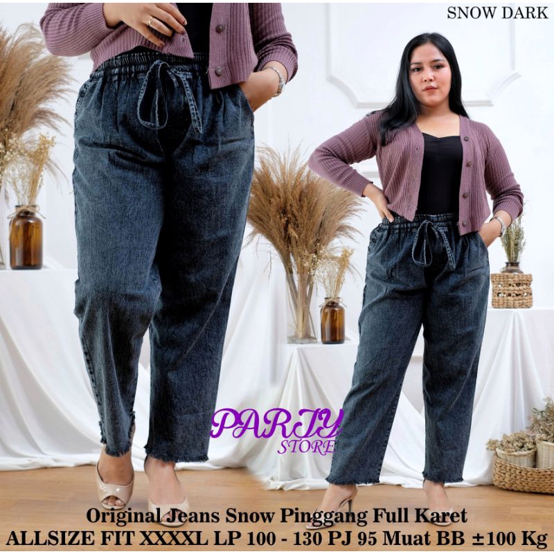 CELANA BAGGY JEANS RAWIS JUMBO BB 100kg