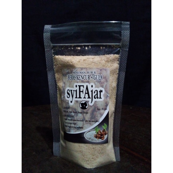 

MINUMAN BERAS KENCUR 150 gram / MINUMAN BUBUK / BERAS KENCUR PLUS GULA