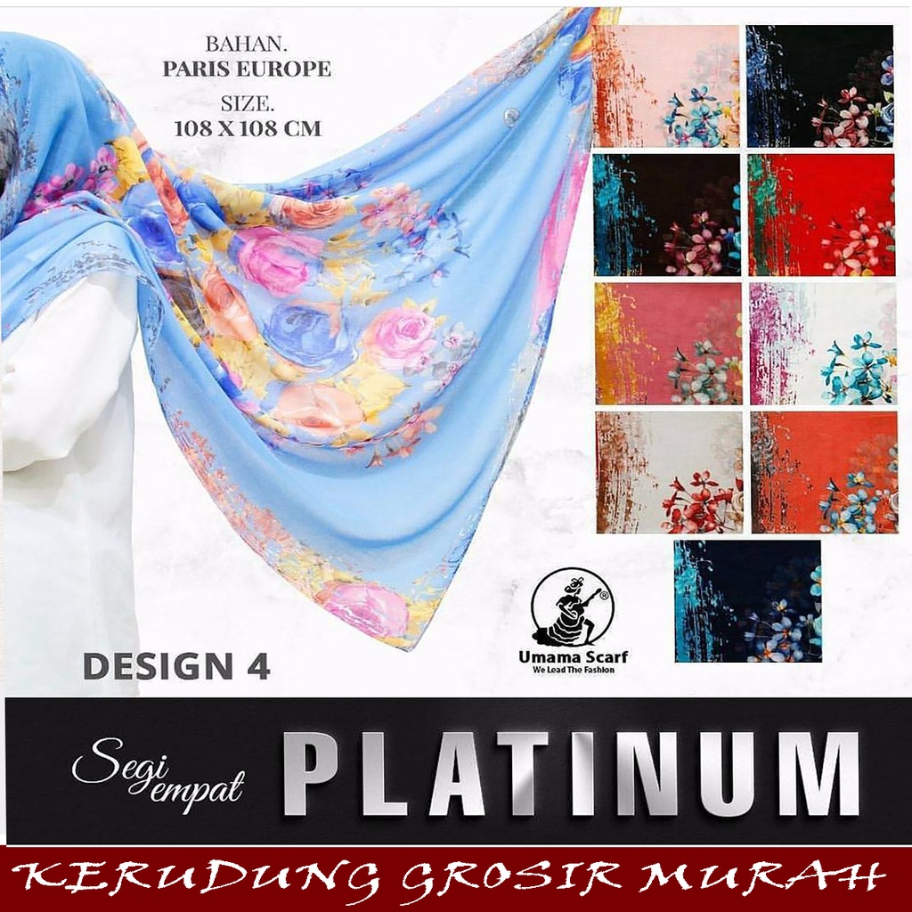 Segiempat platinum umama grosir