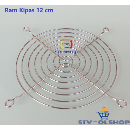 Grill Fan 12 cm / Ram Kipas Angin Segi 12 x 12 cm