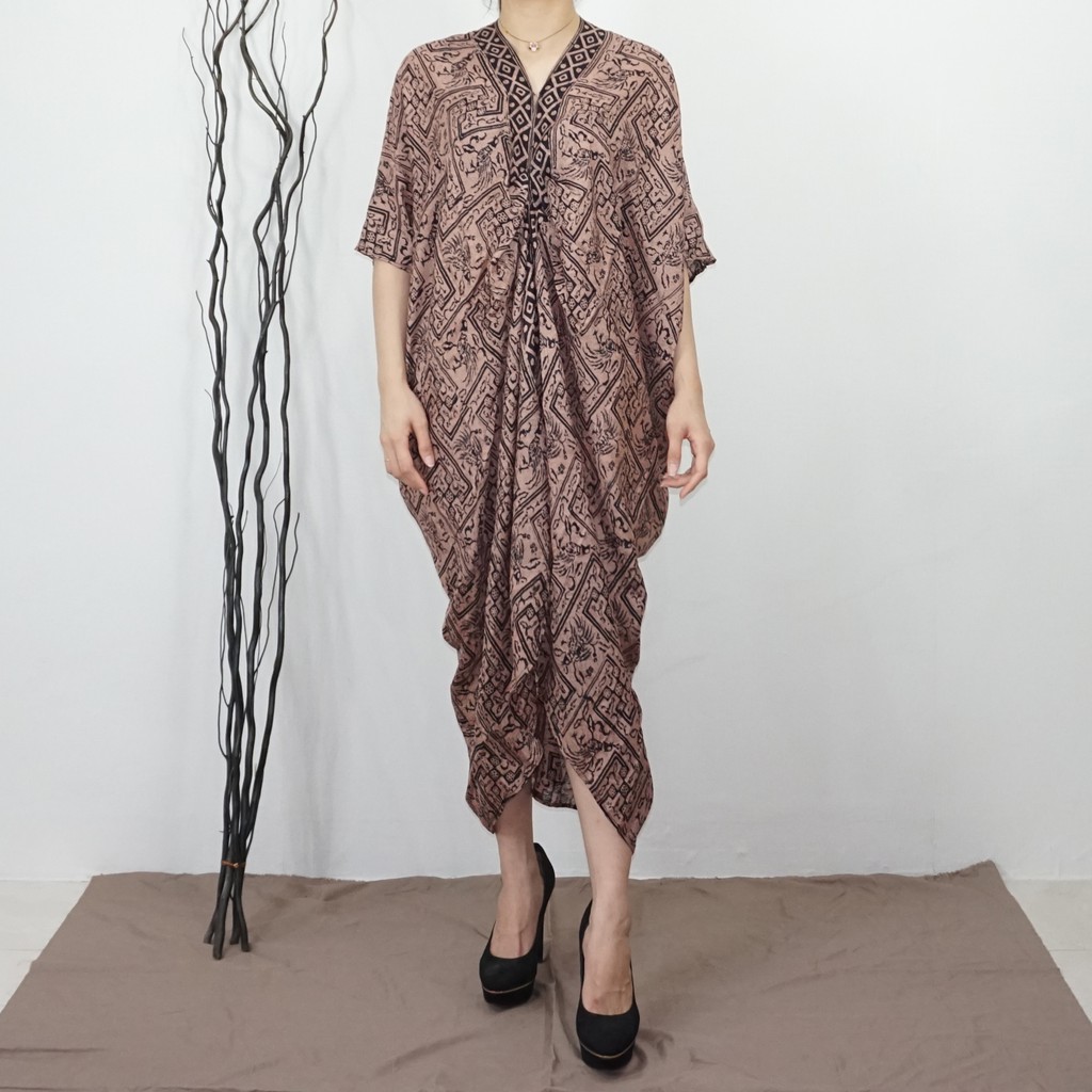 Batik wanita modern dress batik Kaftan - Kaftan 03