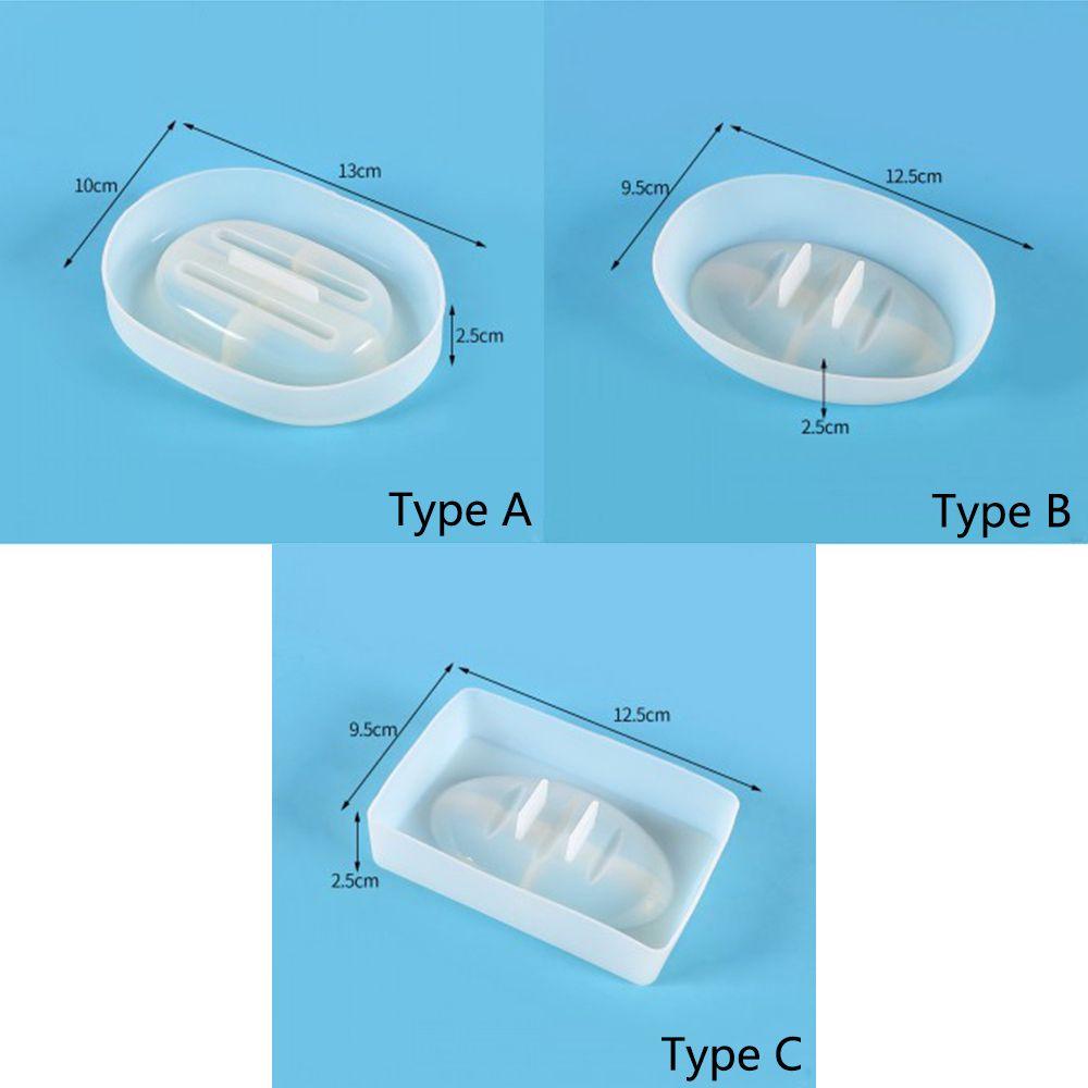 Solighter Kotak Sabun Cetakan Resin Dekorasi Rumah Storage Box Crystal Casting Mold