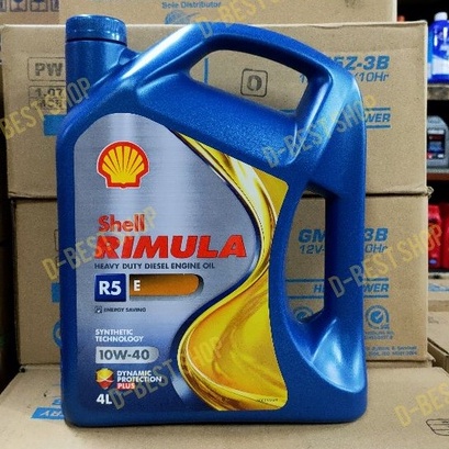 Oli MESIN MOBIL DIESEL Shell Rimula R5 R5E 10W40 10W-40 - 4 Liter