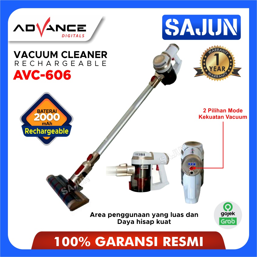 Advance Vacuum Cleaner AVC-606 Portable Rechargeable AVC606