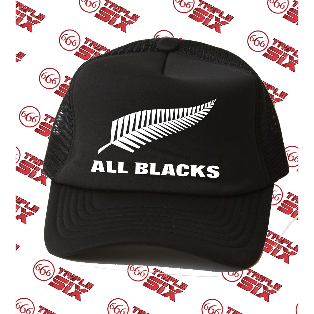 Topi Trucker New Zealand All Blacks