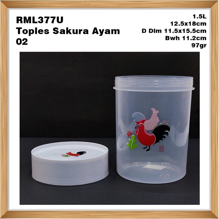 RML377U Toples Sakura Ayam Jago 1.5L