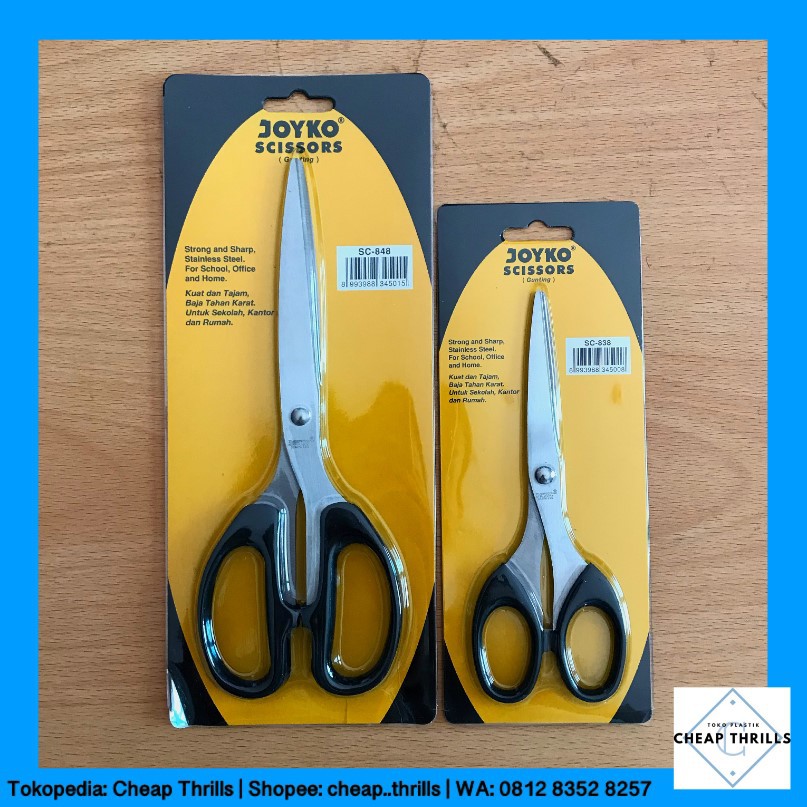 Gunting Joyco SC-848 dan SC-838 Kuat Tajam Tahan Karat Scissors Murah Termurah ready Free Ongkir