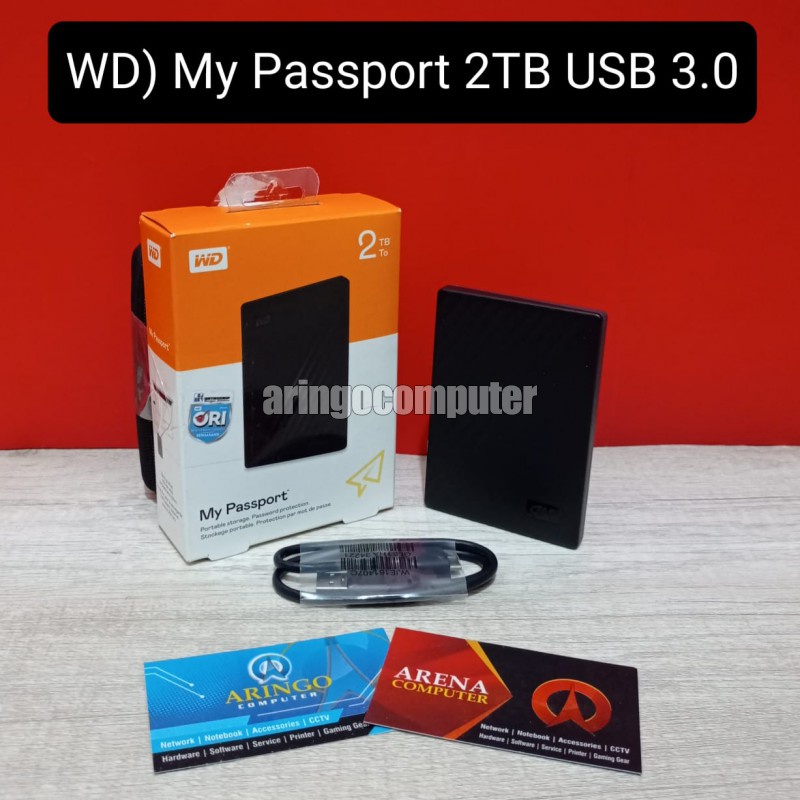 Harddisk Western Digital (WD) My Passport 2TB USB 3.0