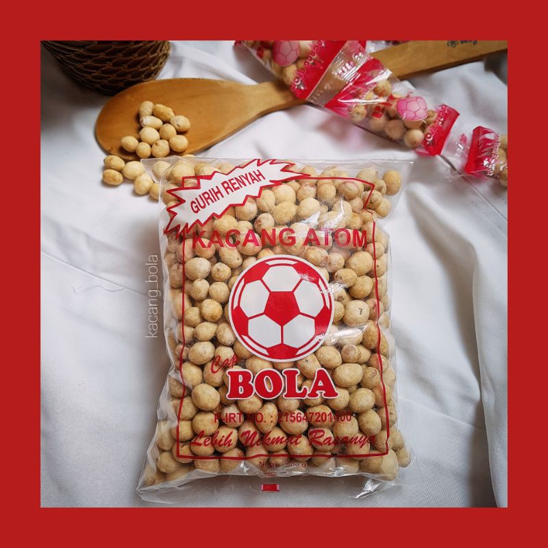 

Kacang Atom cap Bola Samarinda 500 gram