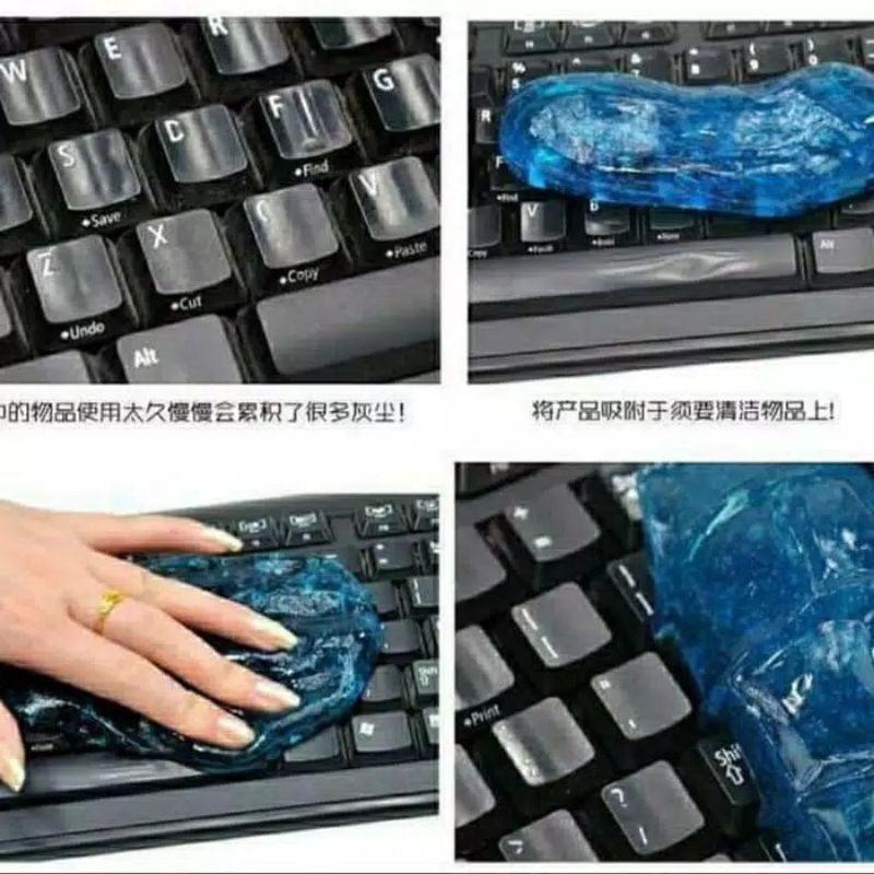 SUPER CLEAN GEL SLIME GELLY MAGIC GEL PEMBERSIH DEBU KEYBOARD AC DASHBOARD SERBAGUNA