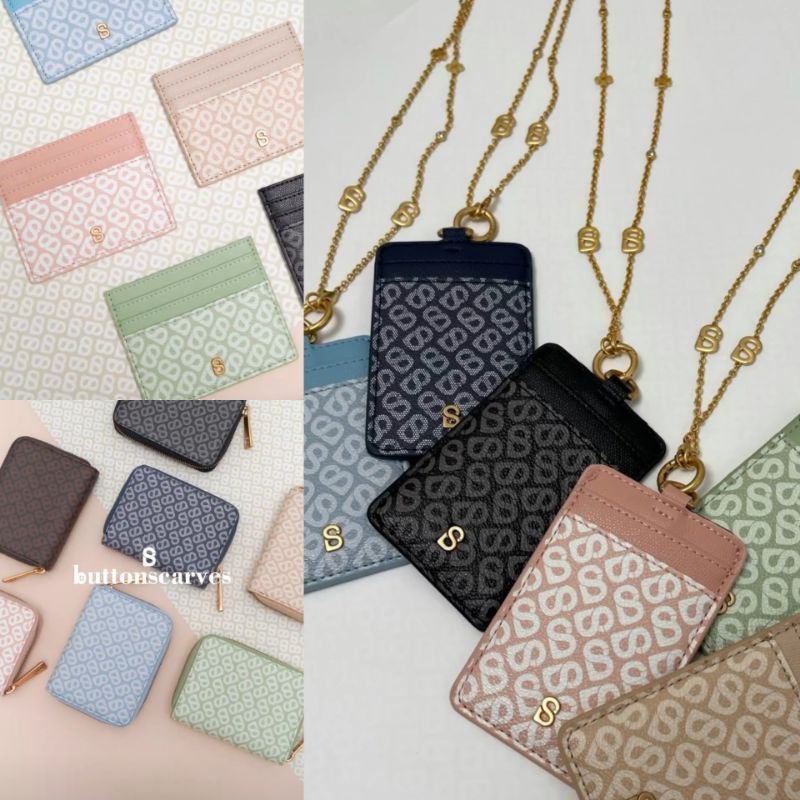 IZZY LANYARD BUTTONSCARVES IZZY PURSE BUTTONSCARVES IZZY CARDHOLDER BUTTONSCARVES TAPIS MONOGRAM COL