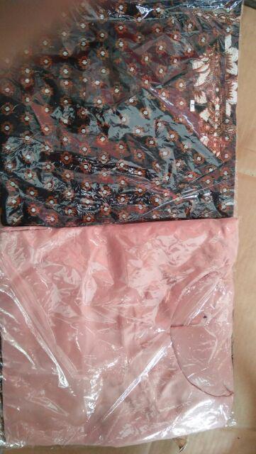 Batik Bella Paya Couple Batik Ipnu - Ippnu Bahan Katun Saten Halus Tebel Kualitas