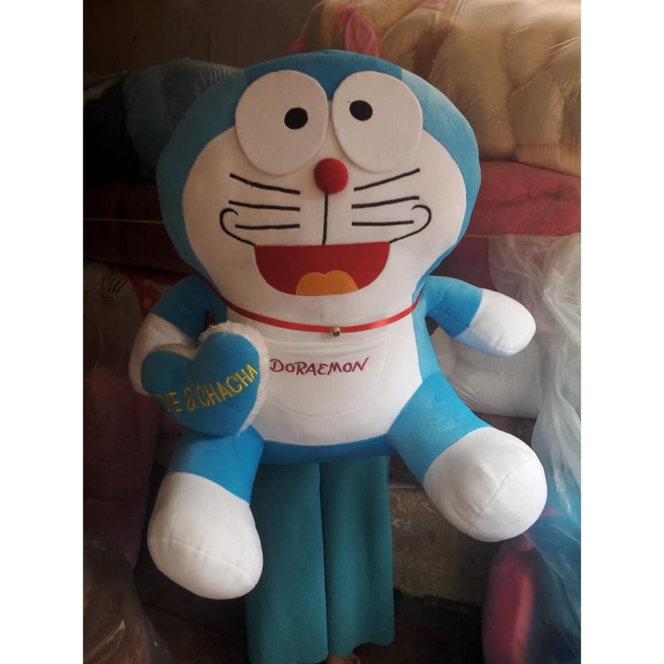 Boneka Doraemon Super Jumbo Bordir Love Nama Shopee Indonesia