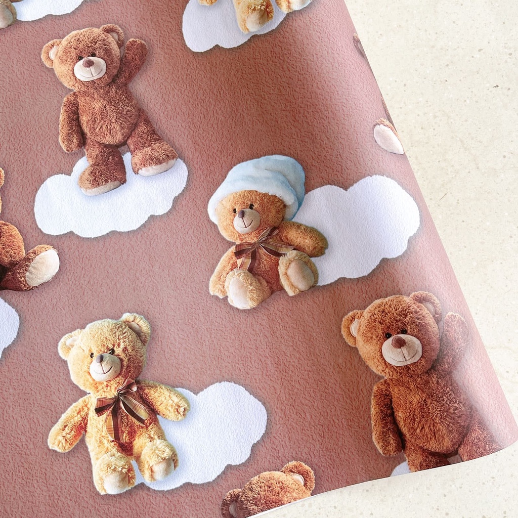 

Kertas kado Teddy Bear Brown coklat