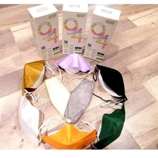 masker izin kemenkes evo kf94 hijab model sensi masker korea kf94 jilbab-hijau army pcs