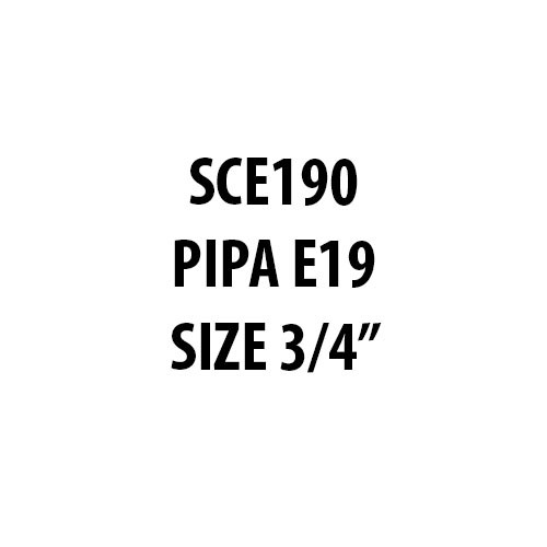 Klem Pipa Besi Listrik Polos Tipe E19 SCE190 FORT